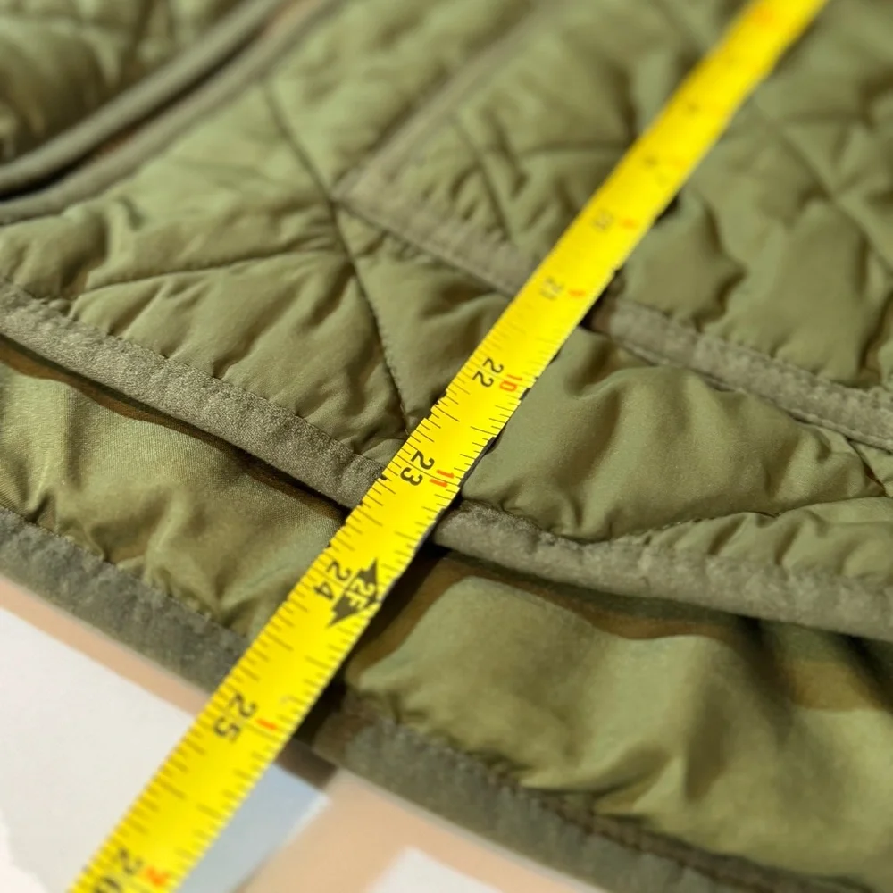 J. Crew Mercantile Quilted Puffy Vest Size M - Picture 5 of 9